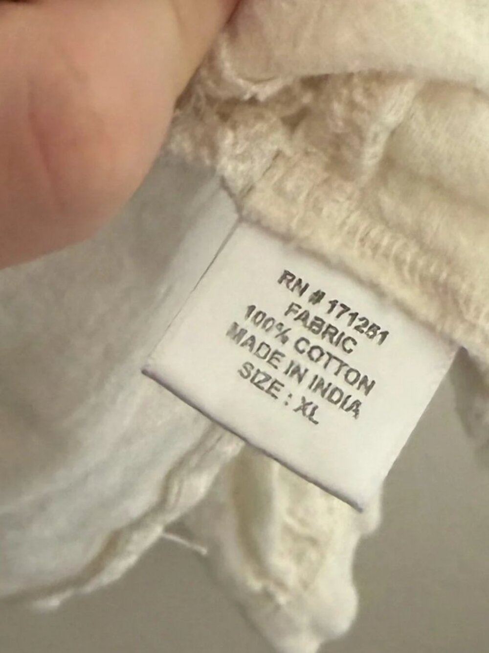 Jennifer & Grace Embroidered Boho Peasant Blouse XL Cream Cottagecore Top - Picture 4 of 5